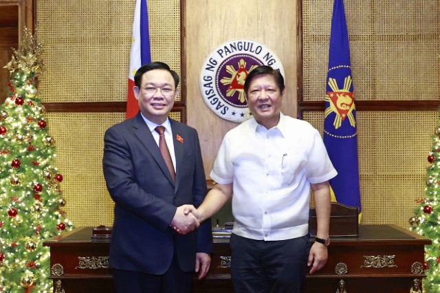 CHỦ TỊCH QUỐC HỘI VƯƠNG ĐÌNH HUỆ HỘI KIẾN TỔNG THỐNG PHILIPPINES FERDINAND ROMUALDEZ MARCOS